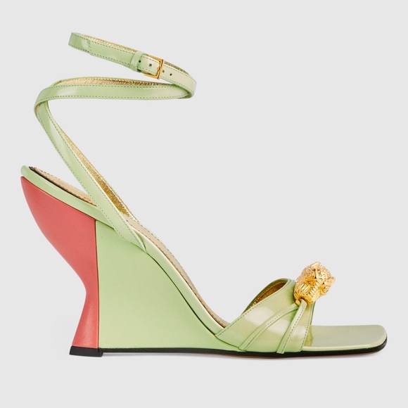 Gucci Shoes - Gucci Leather heels pistachio green.